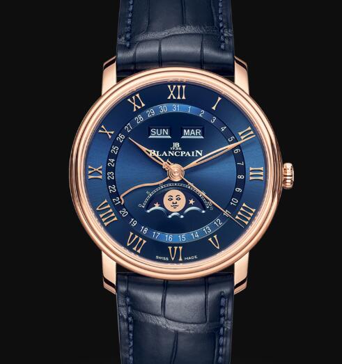 Blancpain Villeret Watch Price Review Quantième Complet Replica Watch 6654 3640 55
